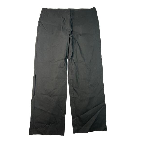 Harve Benard High Rise Dress Pants Straight Leg Stretch Black Womens Plus 14W - Picture 1 of 6